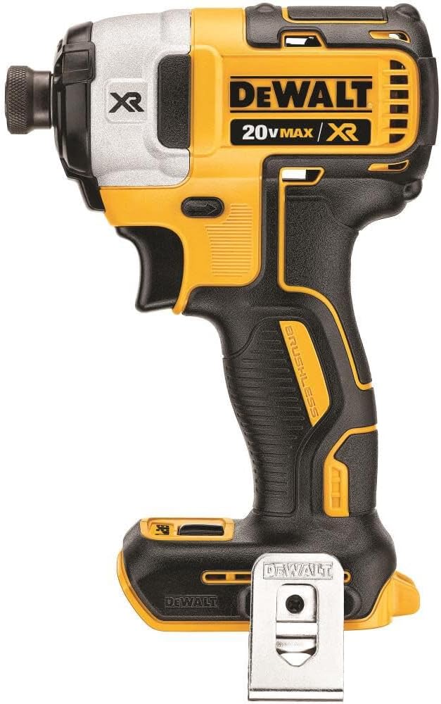 DEWALT 20V MAX XR Impact Driver Kit, Brushless, 3-Speed, 1/4-Inch, Tool Only (DCF887B)