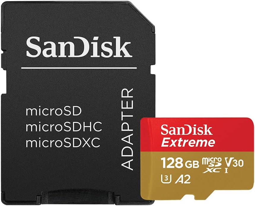 SanDisk 128GB Extreme microSDXC UHS-I Memory Card