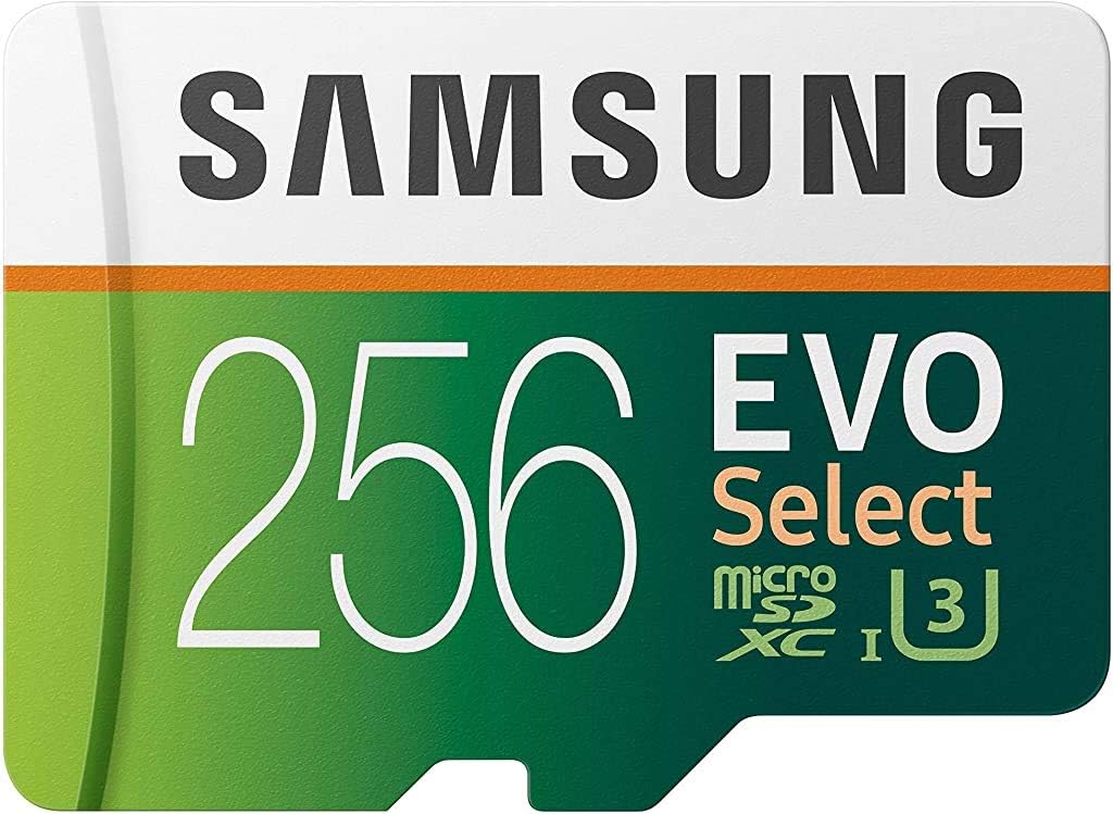 Samsung 256GB 100MB/s (U3) MicroSDXC EVO Select Memory Card