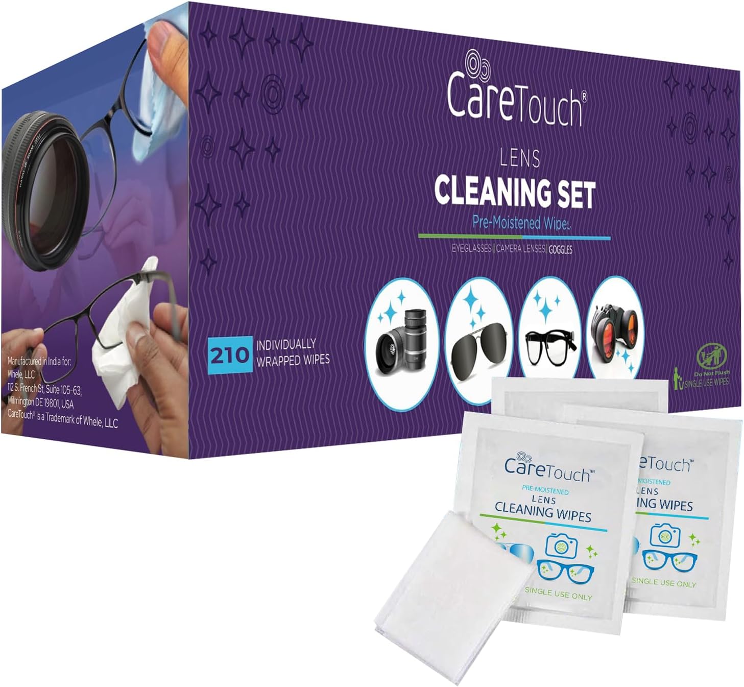 Care Touch Lens Cleaning Wipes