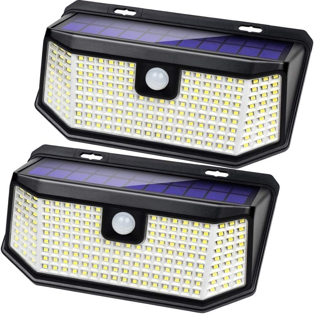 Aootek 182 LED Solar Outdoor Motion Sensor Lights