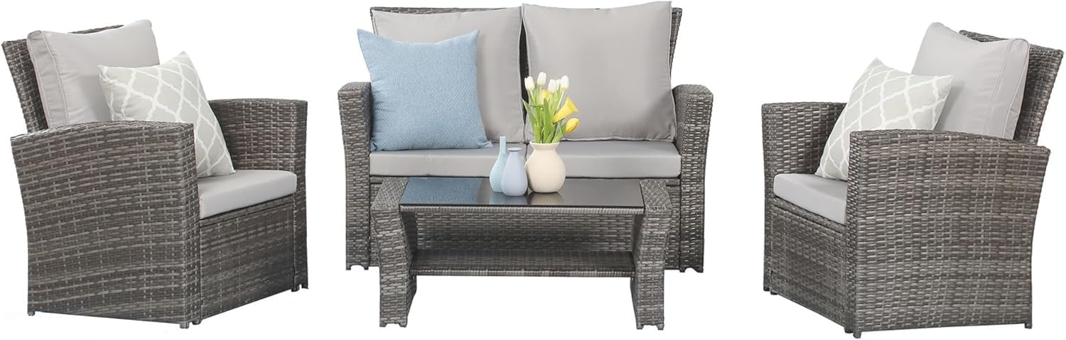 Wisteria Lane 5 Piece Outdoor Patio Furniture Sets