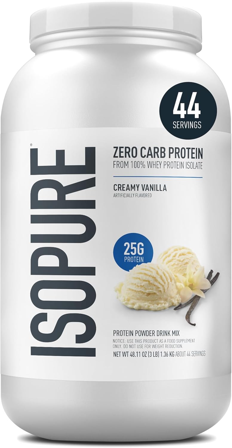 Isopure Low Carb, Keto Friendly Protein Powder