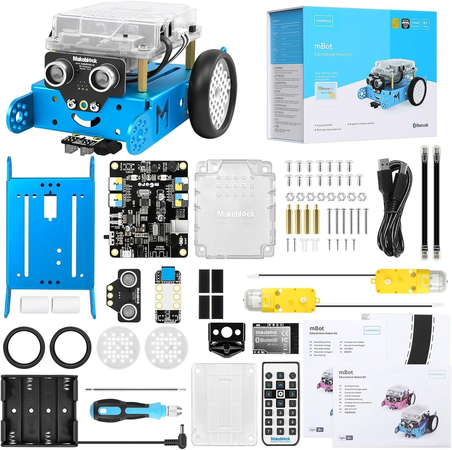 Makeblock mBot Robot Kit for Ages 8+, DIY Mechanical Building Blocks