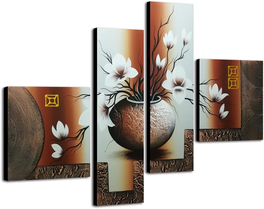Wieco Art The Cloud Tree Wall Art Oil PaintingS Giclee Landscape Canvas Prints