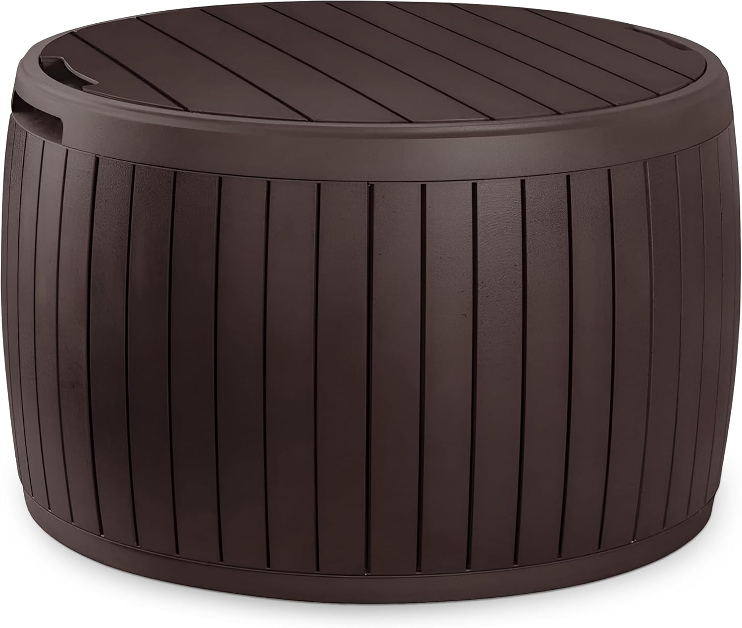 Keter Resin Wicker Patio Furniture Set with Side Table and Outdoor Chairs