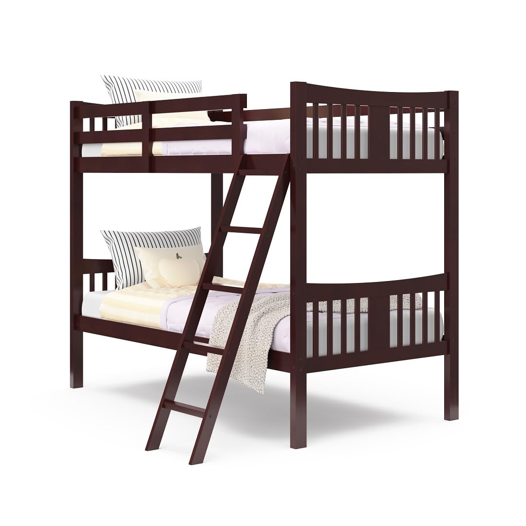 Storkcraft Caribou Solid Hardwood Twin Bunk Bed