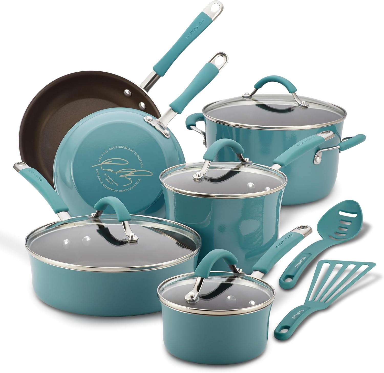 Rachael Ray Cucina Nonstick Cookware Pots and Pans Set