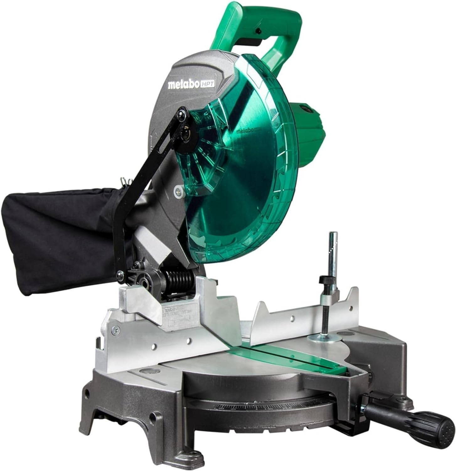 Metabo HPT Compound Miter Saw, 10-Inch, Single Bevel, 15-Amp Motor (C10FCGS)