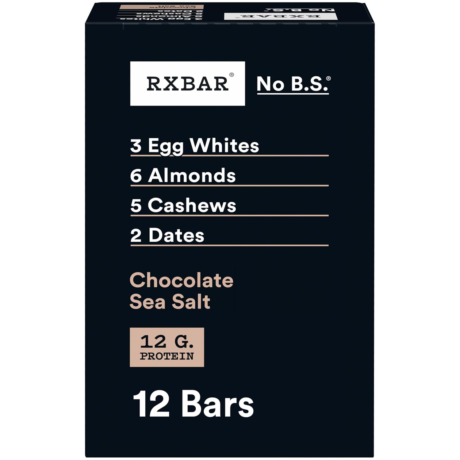 RXBAR, Chocolate Sea Salt, Protein Bar
