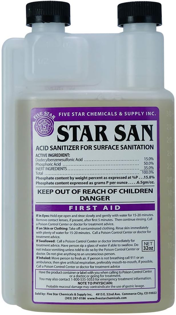 Star San- 32 oz - Brew Sanitizer High Foaming Acid Anionic