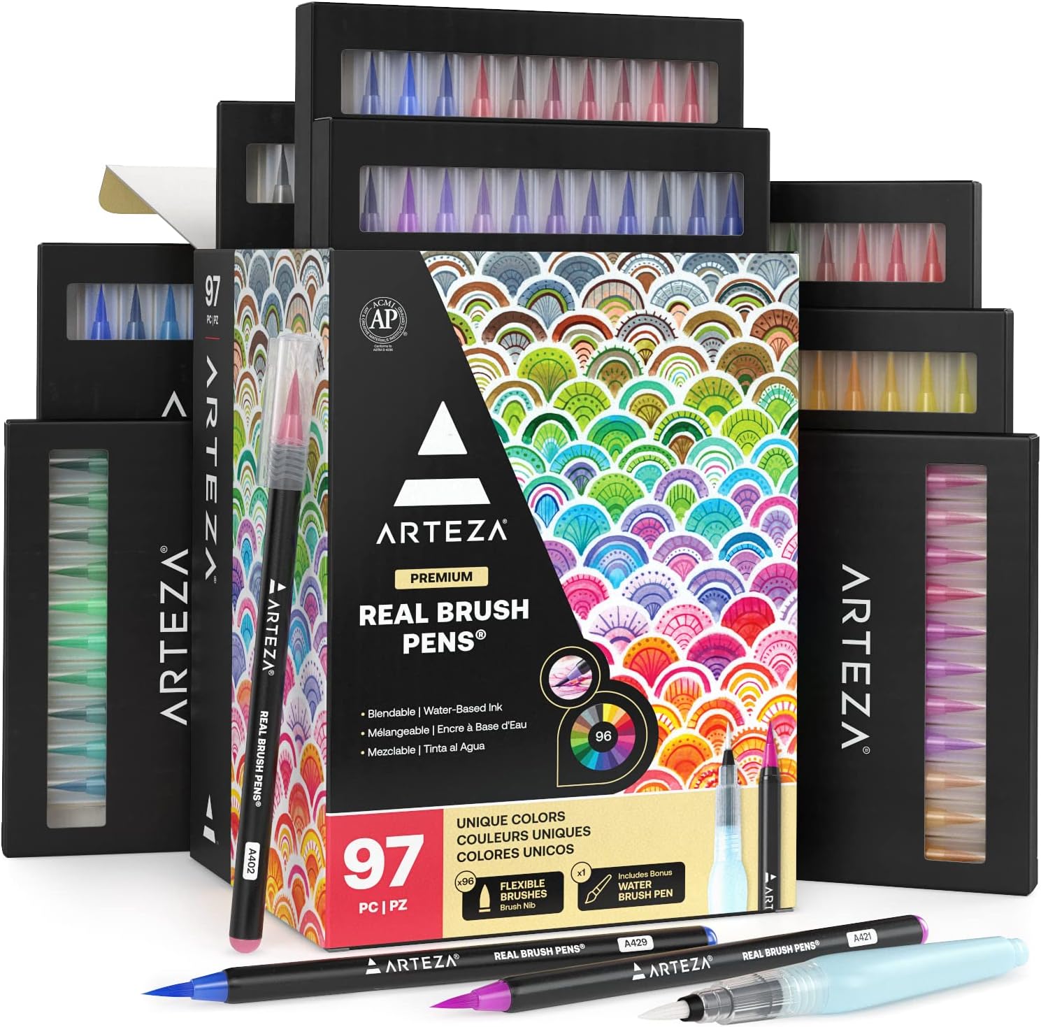 Arteza Watercolor Paint, Set of 60