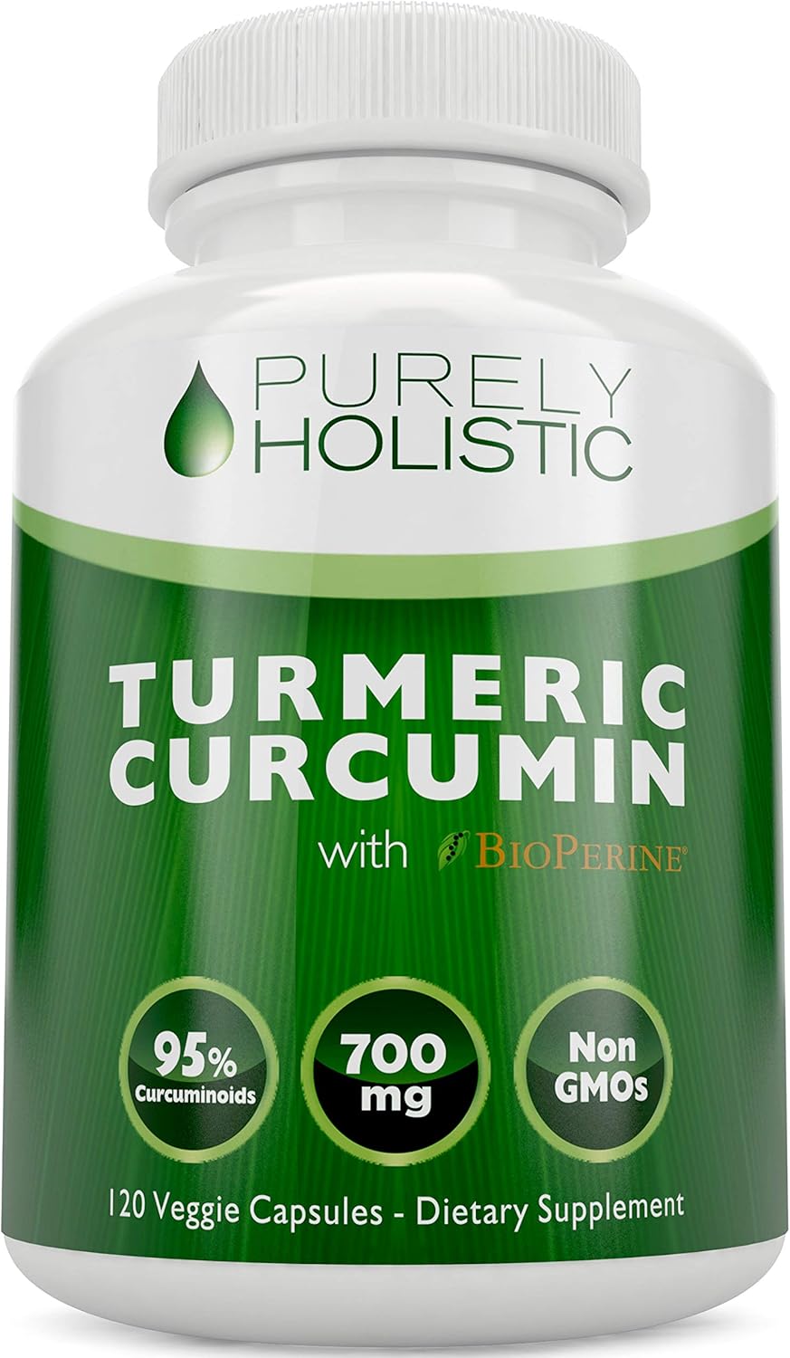 Purely Holistic Turmeric Curcumin Capsules