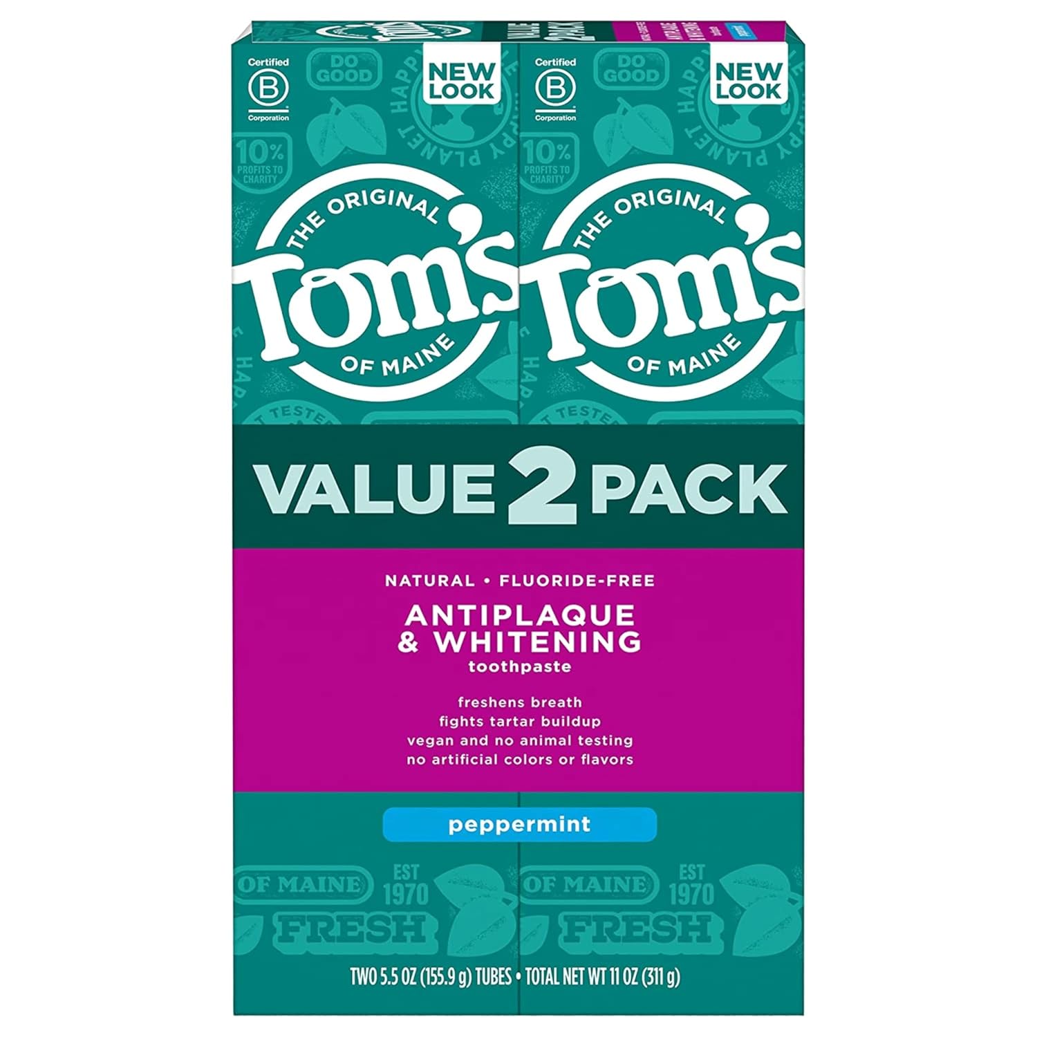 Tom's of Maine Natural Children's Fluoride Toothpaste, Silly Strawberry