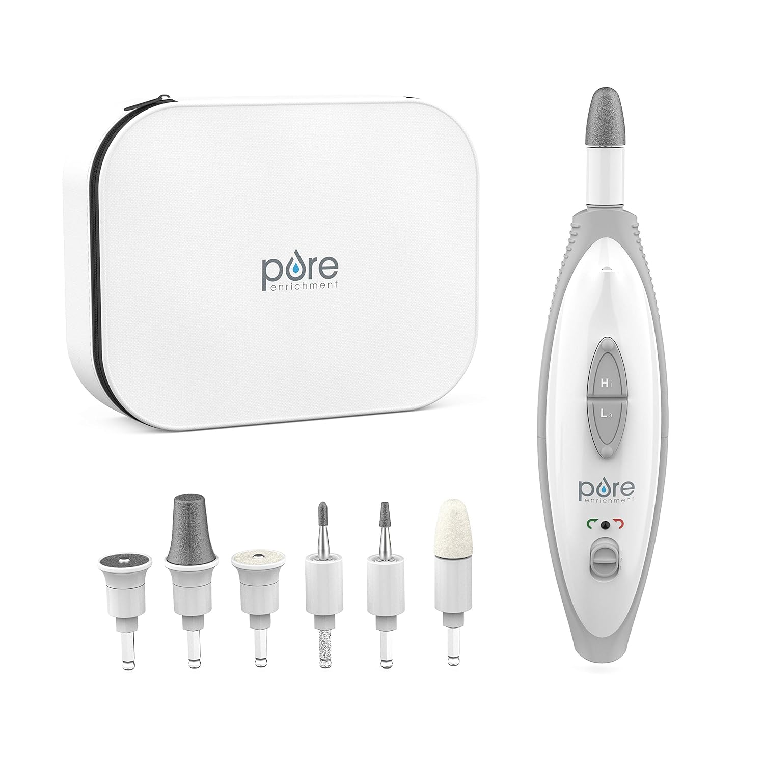 Pure Enrichment PureNails 10-Piece Professional Manicure and Pedicure Kit