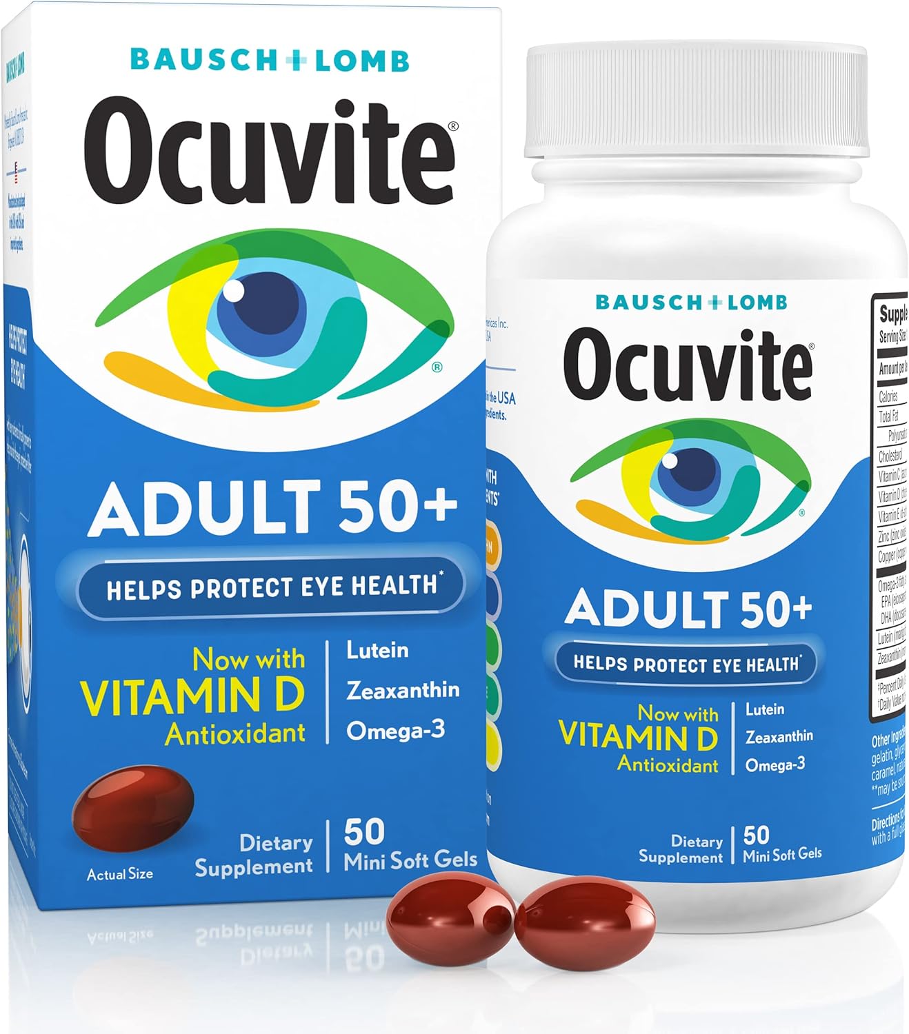 Bausch + Lomb Ocuvite Eye Vitamin & Mineral Supplement