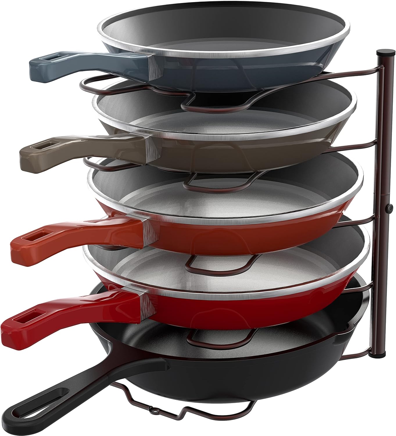SimpleHouseware Expandable Stackable Kitchen Cabinet and Counter Shelf Organizer