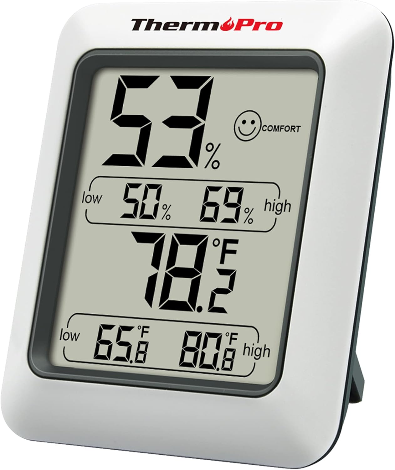 ThermoPro TP50 Digital Hygrometer Indoor Thermometer
