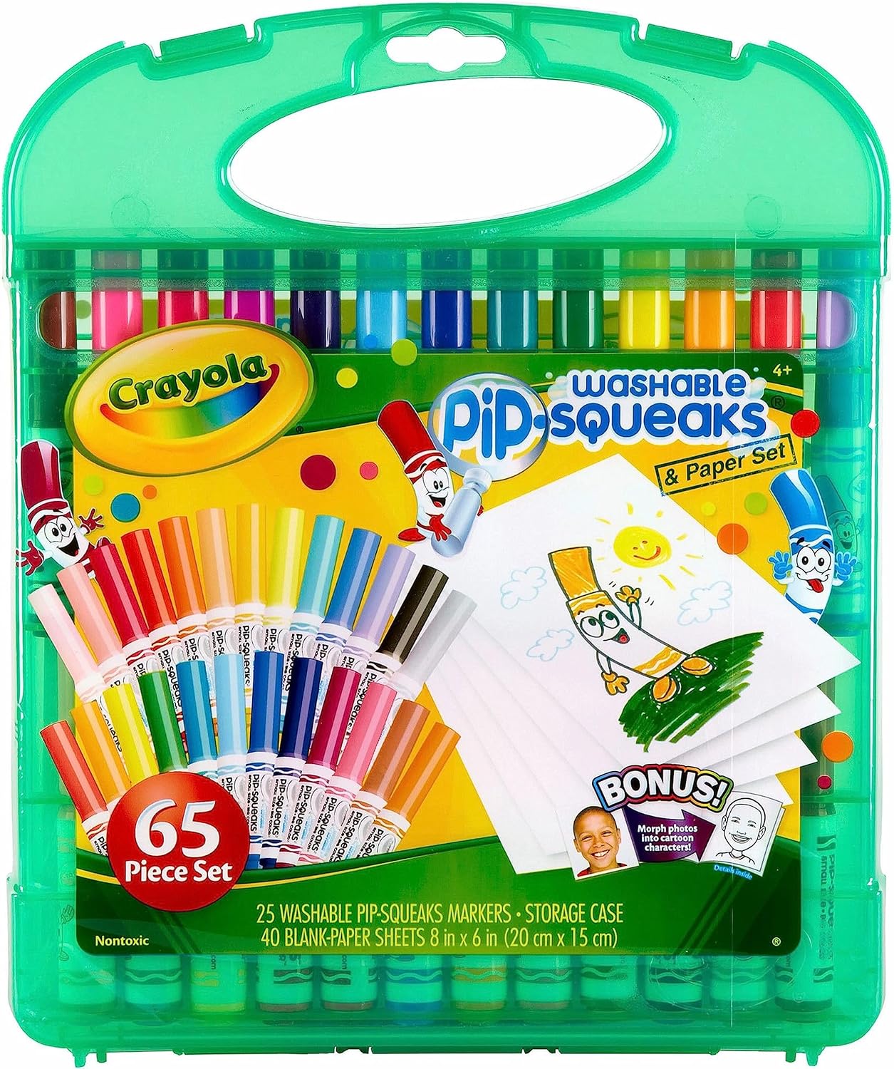 Crayola Super Tips Marker Set, Washable Markers, Assorted Colors, 100 Count