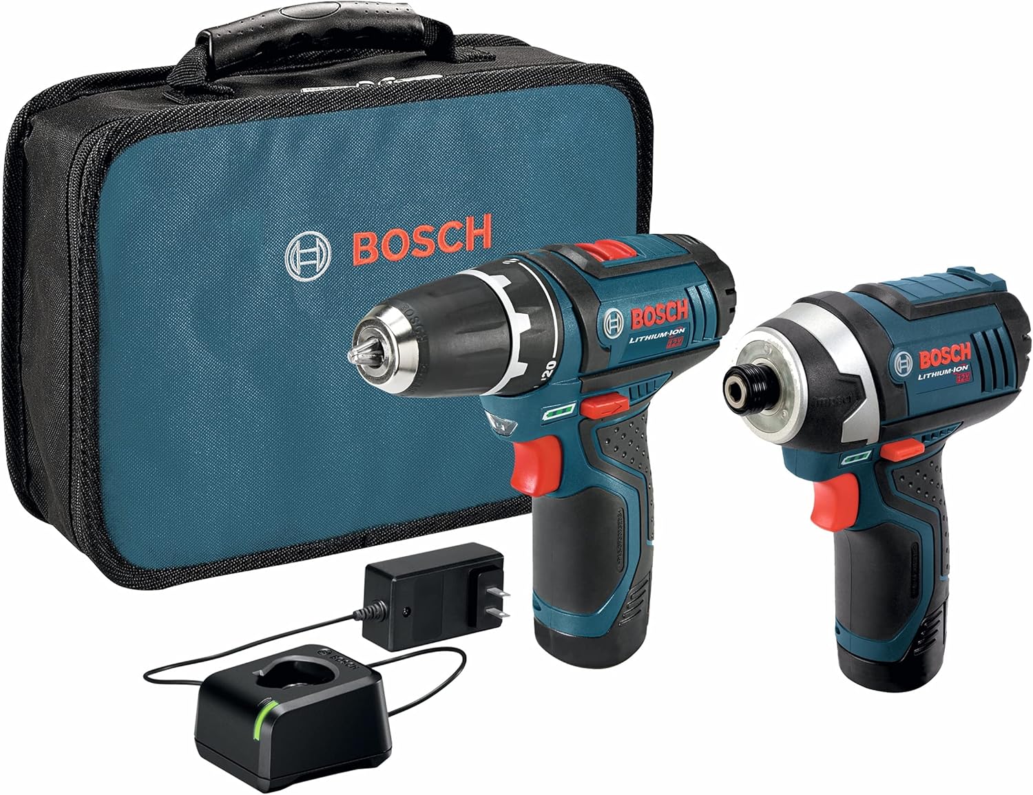 Bosch Power Tools Drill Kit - PS31-2A - 12V, 3/8 Inch, Two Speed Driver, Cordless Drill Set