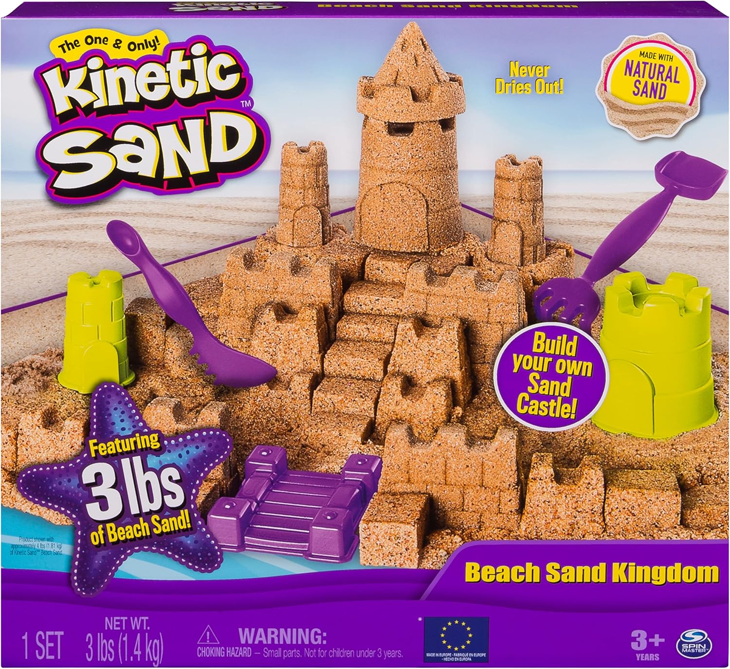 Kinetic Sand Beach Sand Kingdom Playset