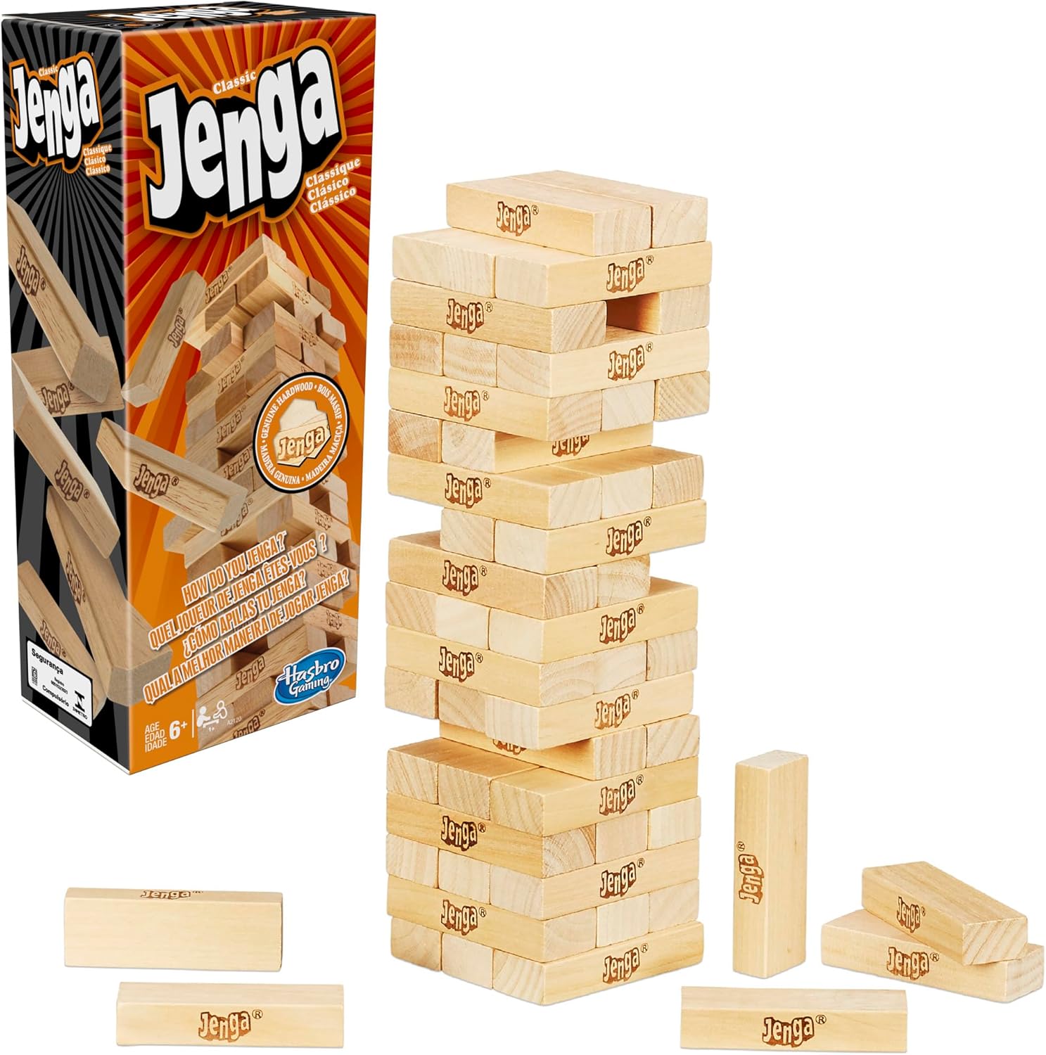 Hasbro Gaming Jenga Classic Game