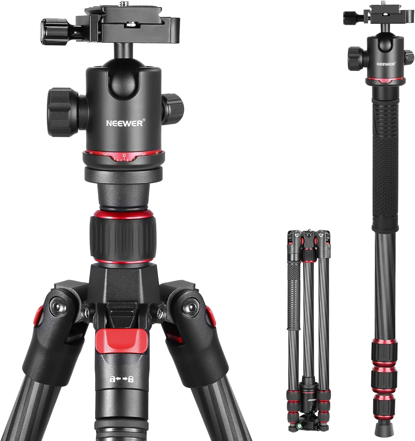 ZOMEi Z699C Carbon Fiber Portable Tripod