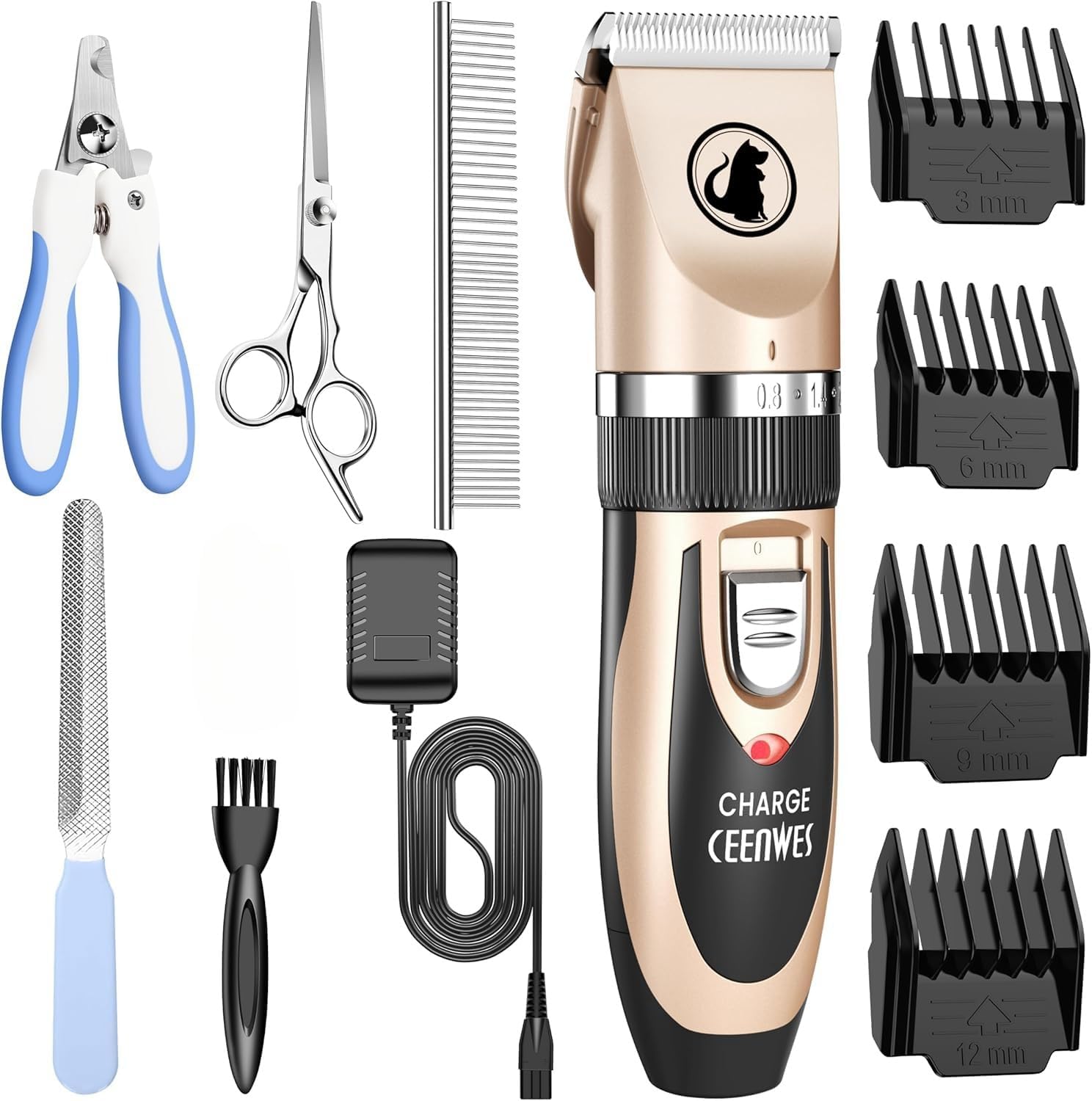 Ceenwes Dog Clippers Low Noise Pet Clippers