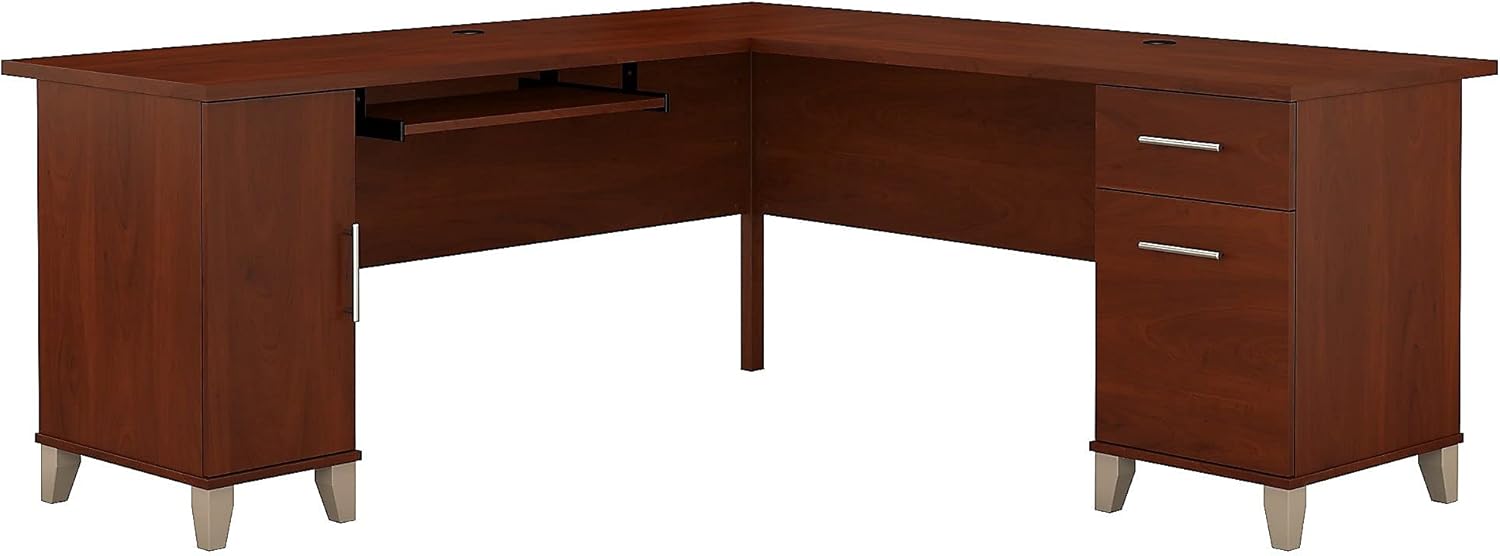 Bush Business Furniture Series C Collection 72W Bow Front Desk Shell