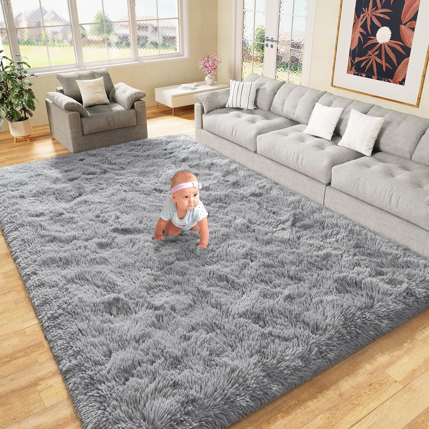LOCHAS Ultra Soft Indoor Modern Area Rugs