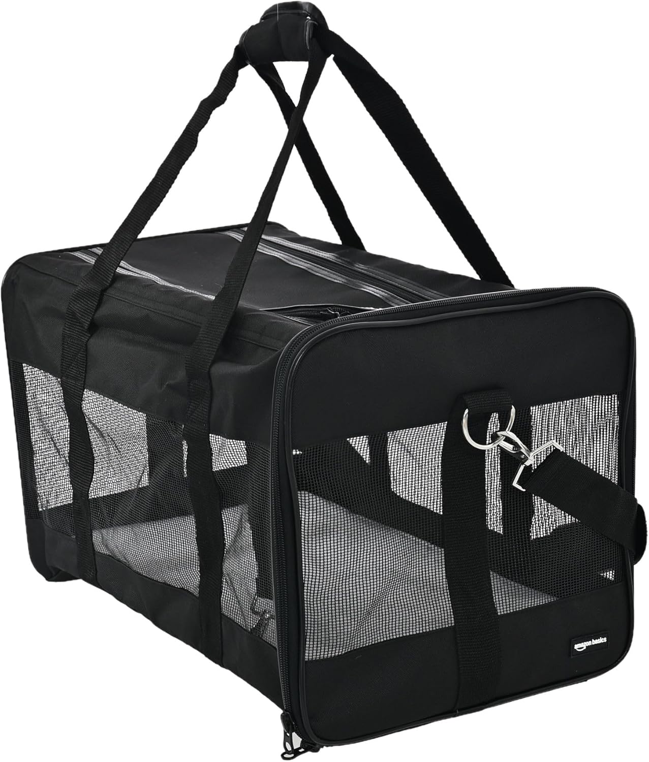 AmazonBasics Black Soft-Sided Pet Carrier