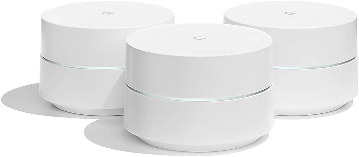 Google Wifi System (set of 3) - Router Replacement for Whole Home Coverage