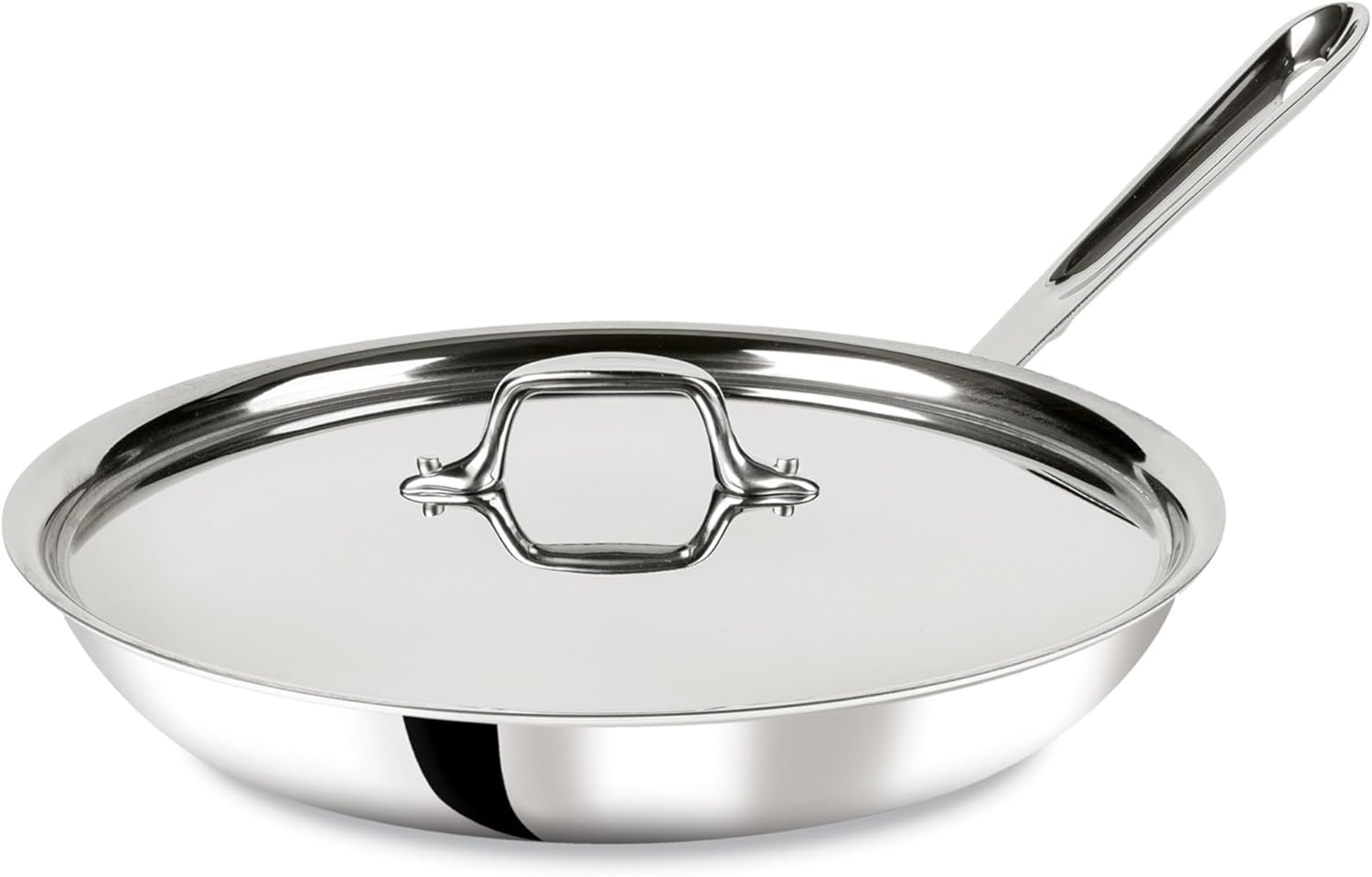All-Clad D3 Stainless Cookware Set, Pots and Pans, Tri-Ply Stainless Steel, Professional Grade, 10-Piece