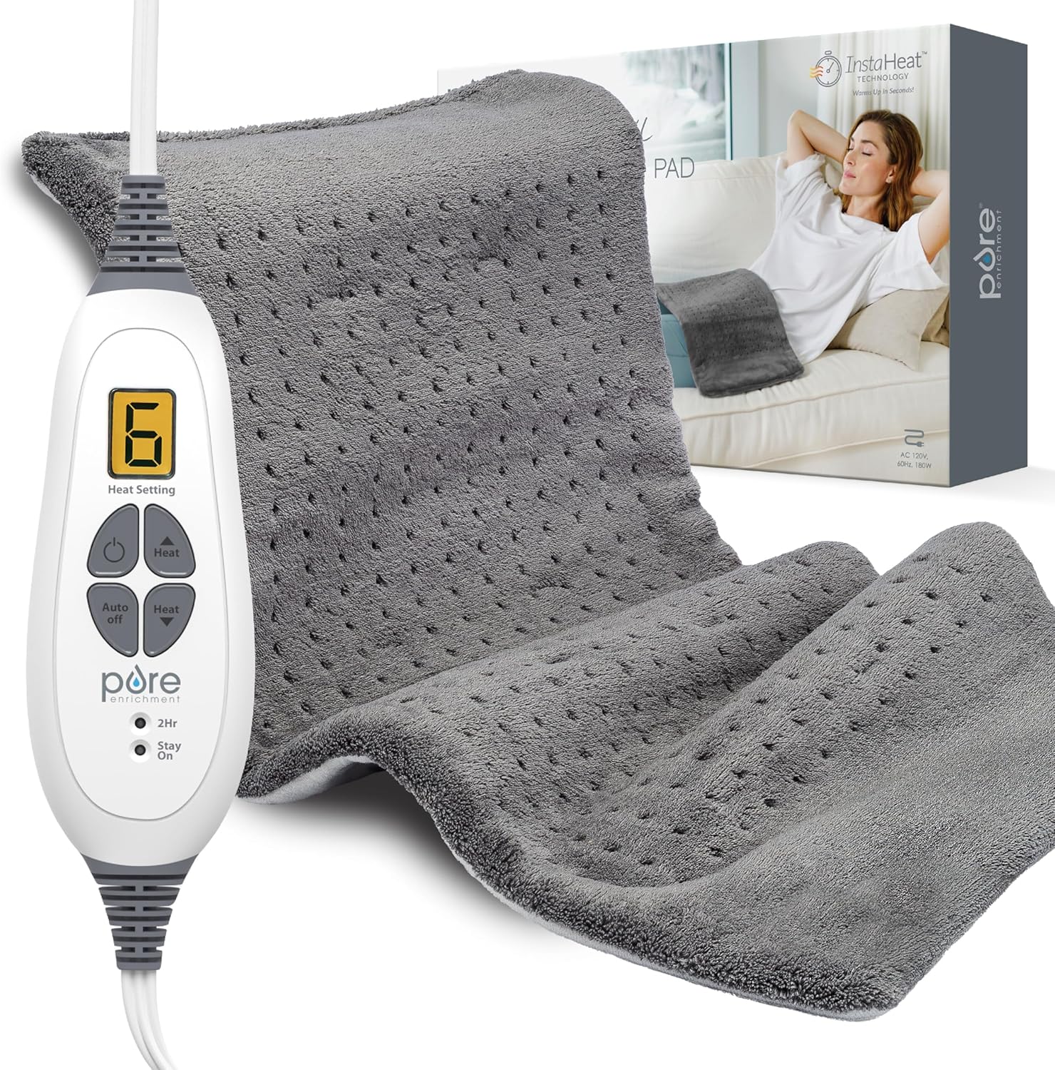 Pure Enrichment PureRelief XL Heating Pad
