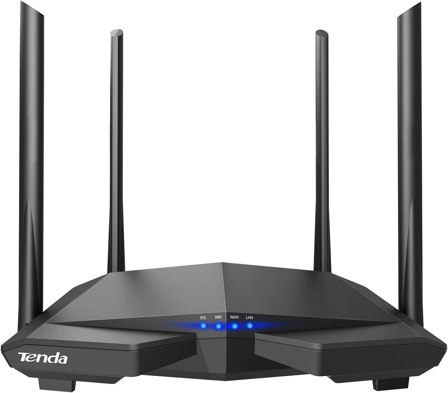 Tenda AC1200 Dual Band WiFi Router, High Speed Wireless Internet Router with Smart App, MU-MIMO for Home (AC6)