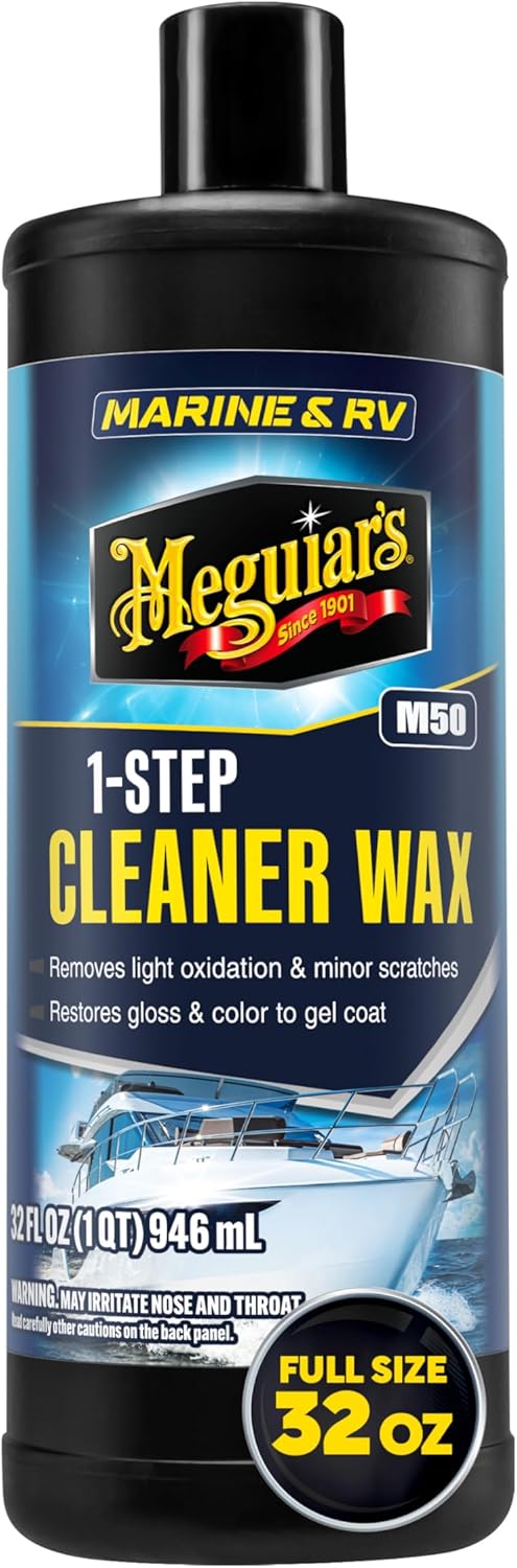 Meguiar's M5032 Marine/RV One Step Cleaner Wax