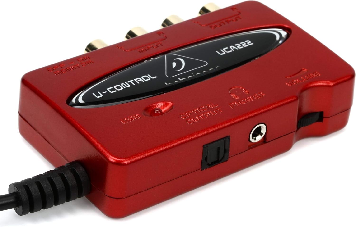 Behringer U-Control UCA222 Ultra-Low Latency 2 In/2 Out USB Audio Interface