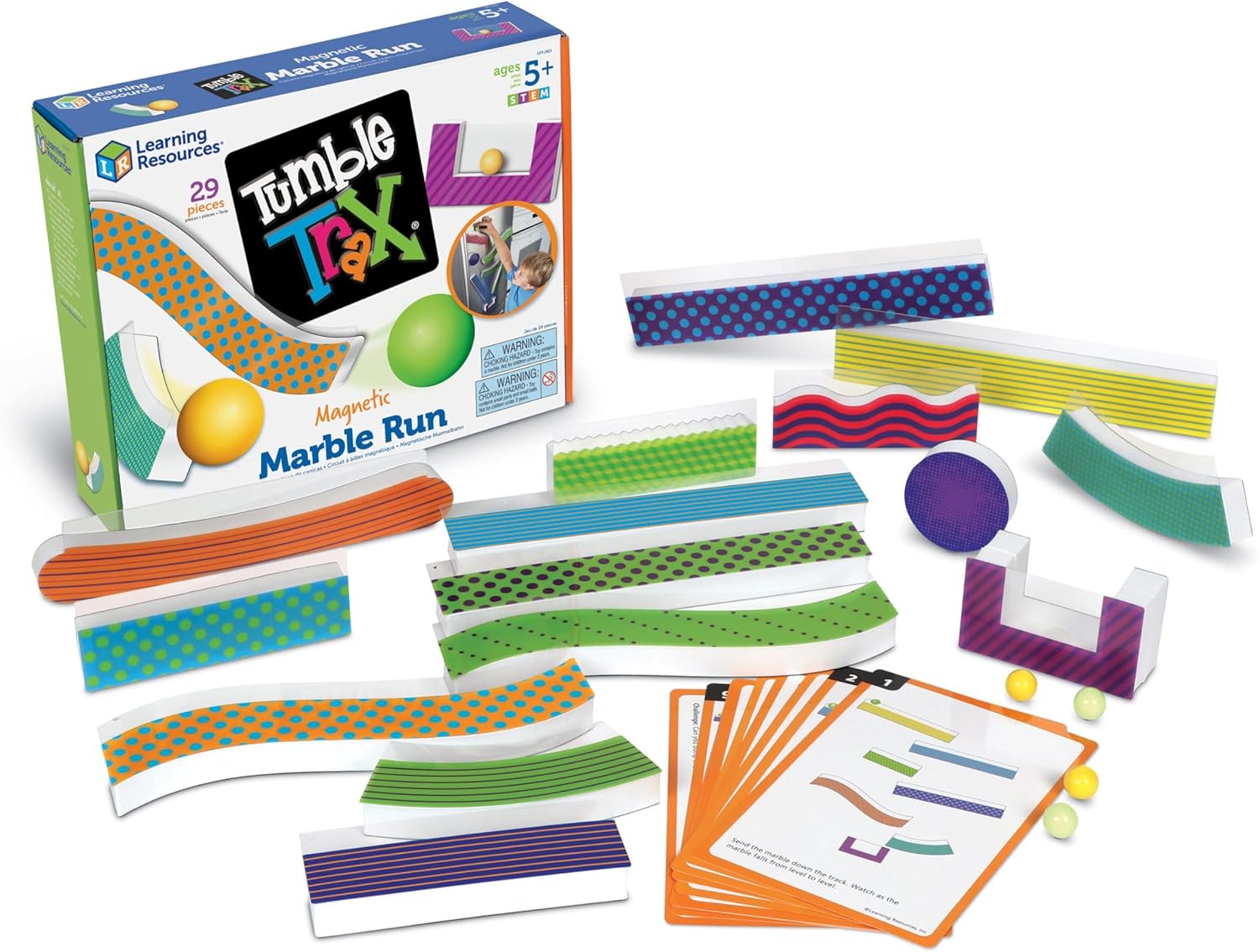 Learning Resources Tumble Trax Magnetic Marble Run