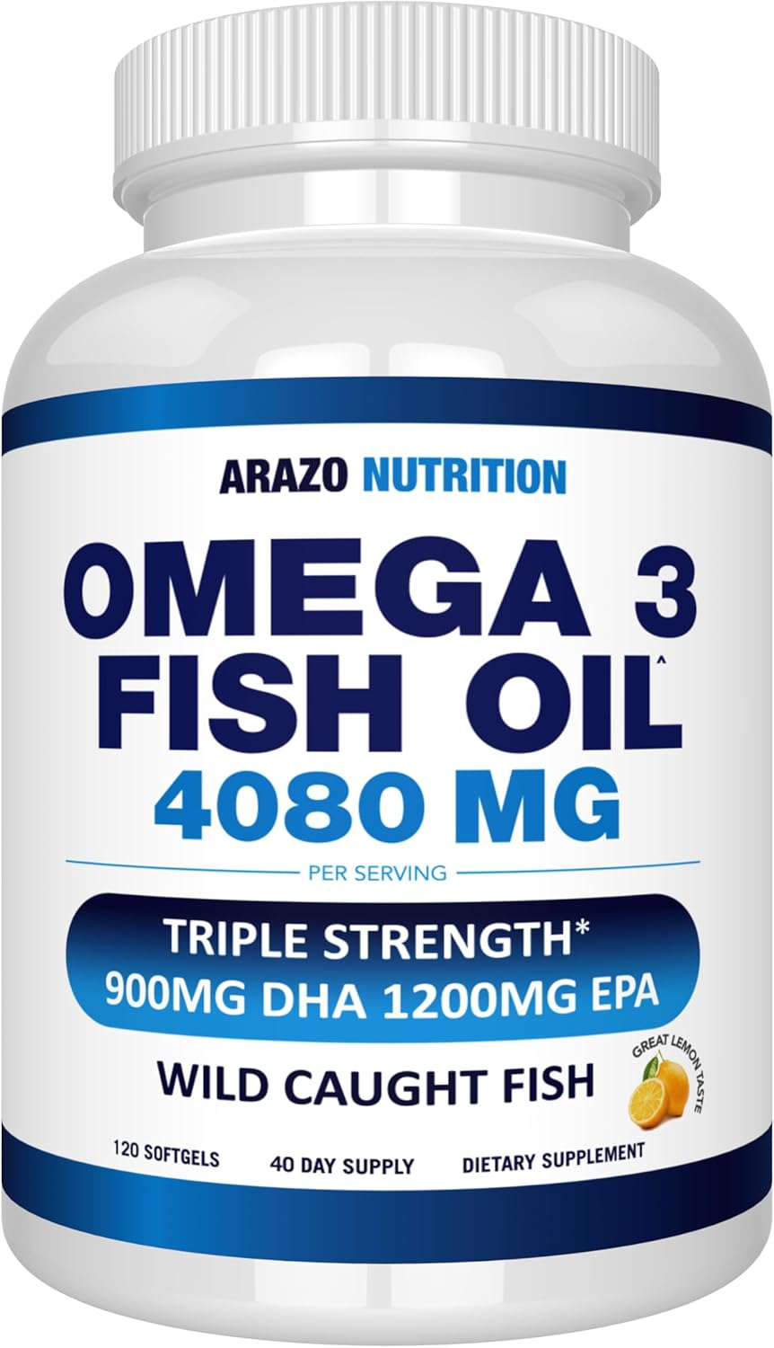 Arazo Nutrition Omega 3 Fish Oil Supplement