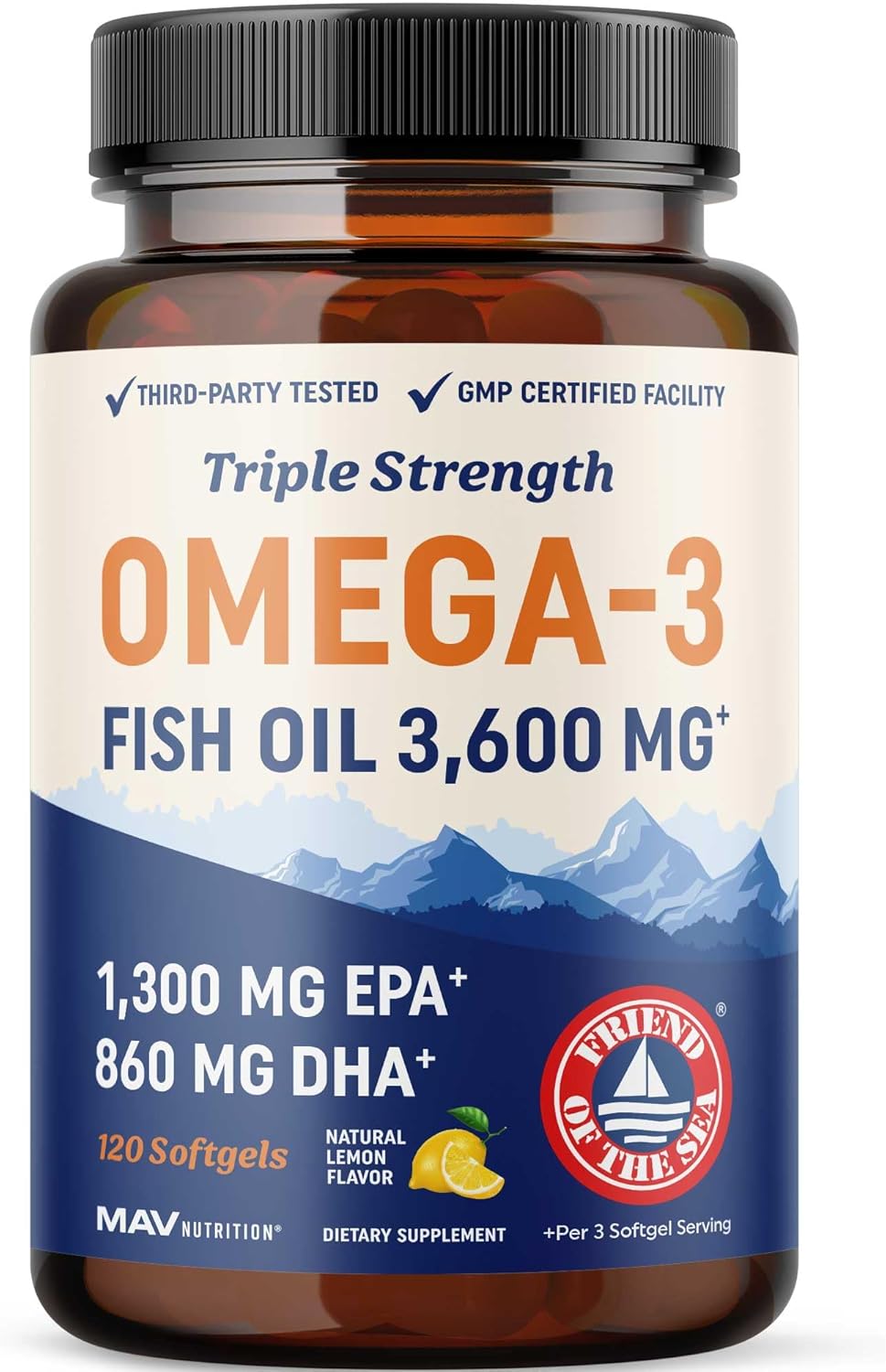 Mav Nutrition Omega 3 Fish Oil