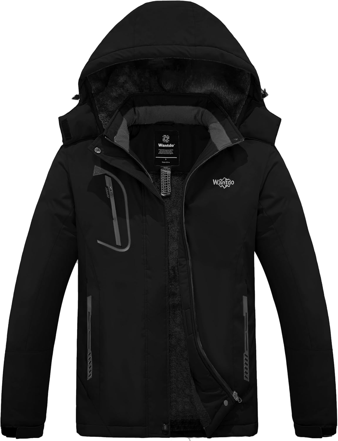 Wantdo Women's Mountain Waterproof Ski Jacket