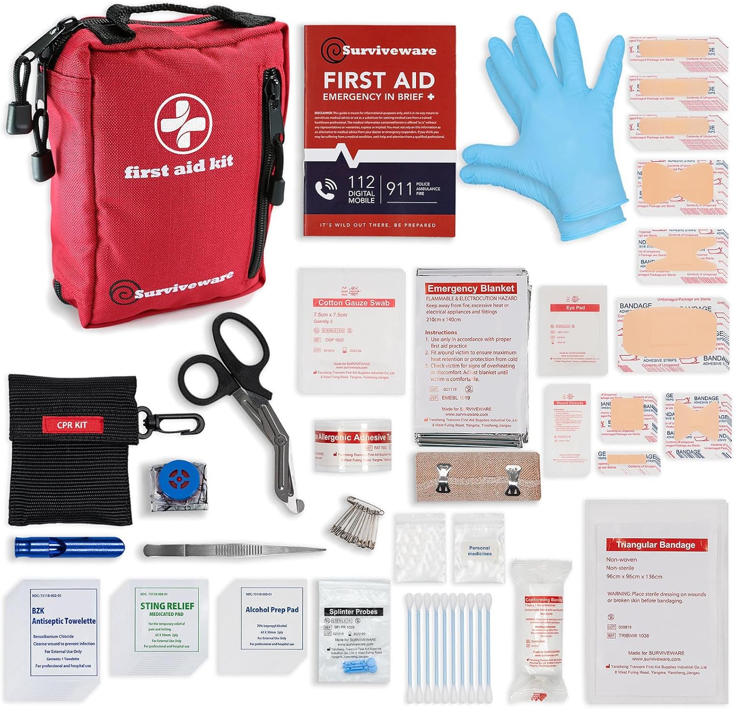 Surviveware Small First Aid Kit