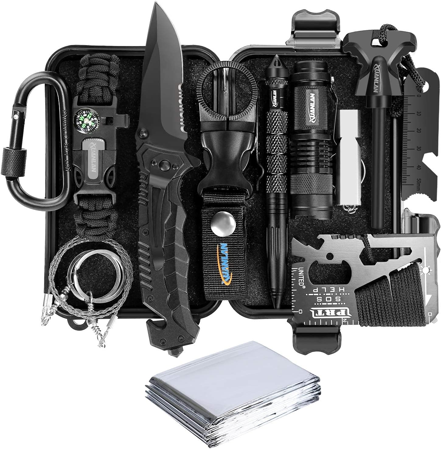 XUANLAN Emergency Survival Kit 13 in 1