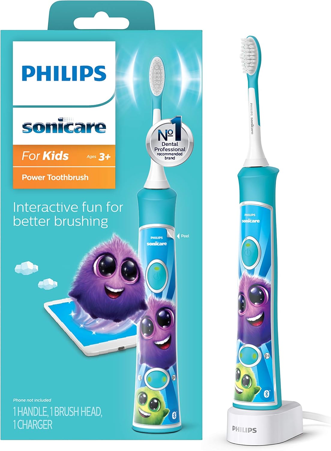Philips Sonicare for Kids Bluetooth Connected Rechargeable Electric Toothbrush