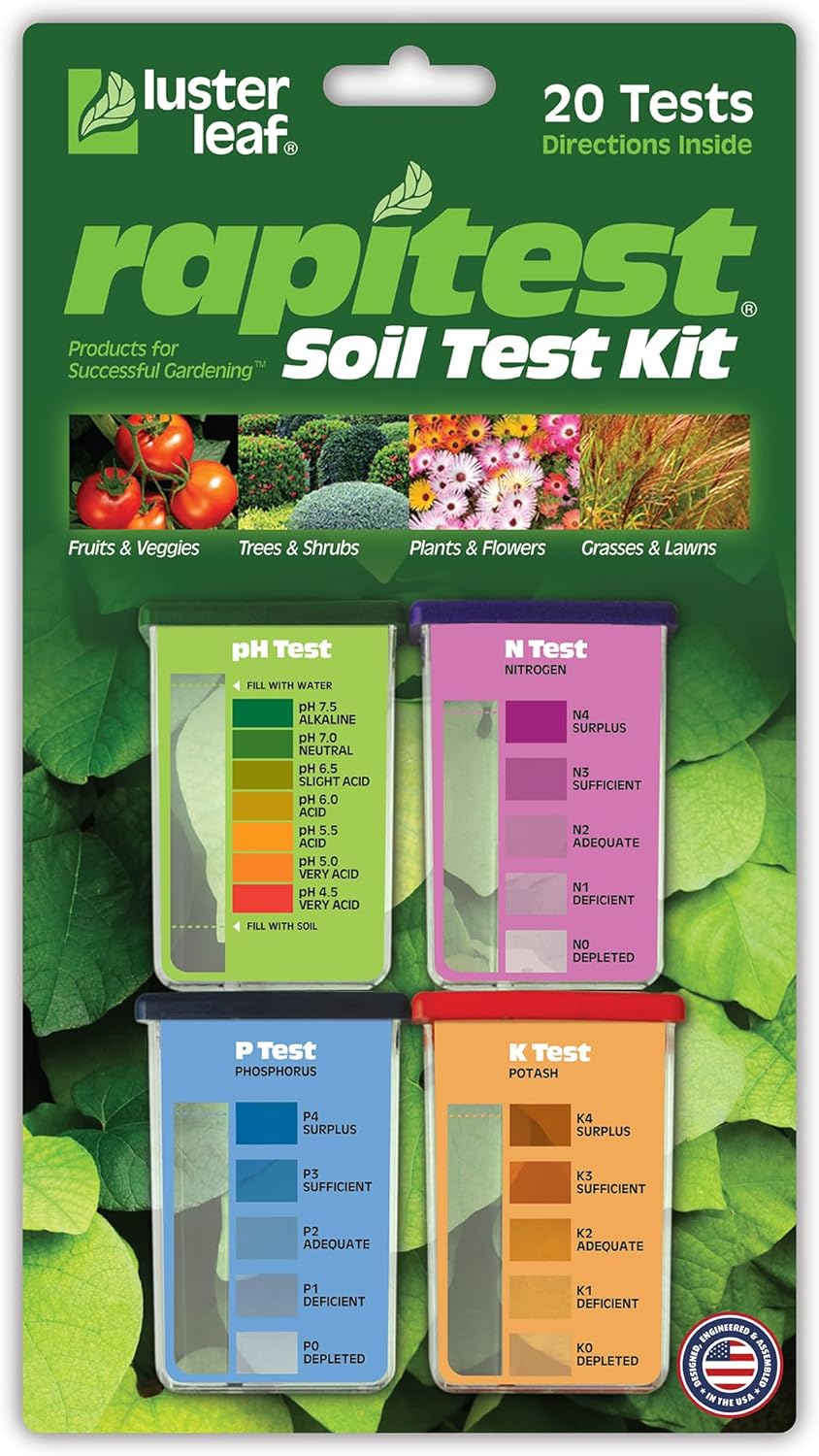 Luster Leaf 1601 Rapitest Test Kit for Soil
