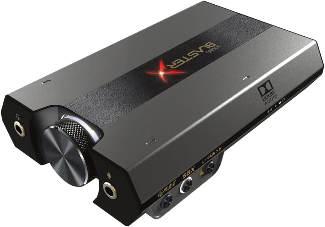 Creative Sound BlasterX G6 Hi-Res External USB Sound Card