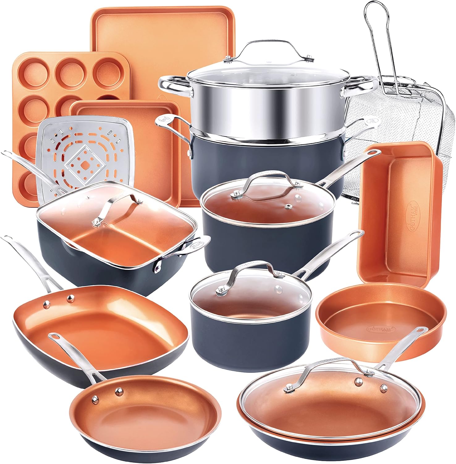 Gotham Steel Pots and Pans Set