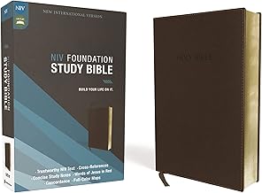 NIV Leather Study Bible