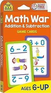 Math War Game Cards