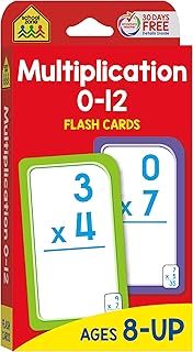 School Zone Multiplication Flash Cards
